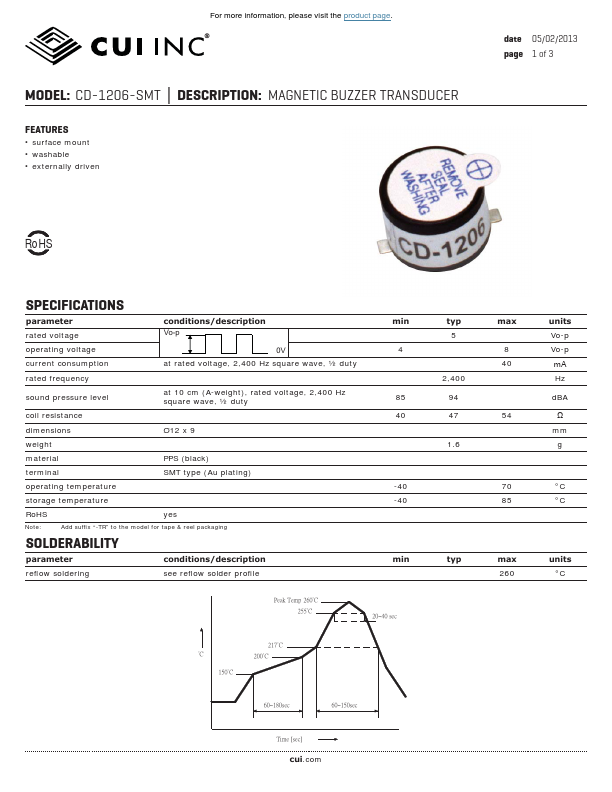 CD-1206-SMT