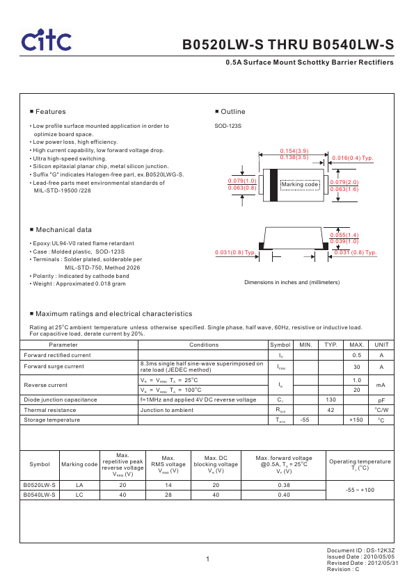 B0540LW-S CITC