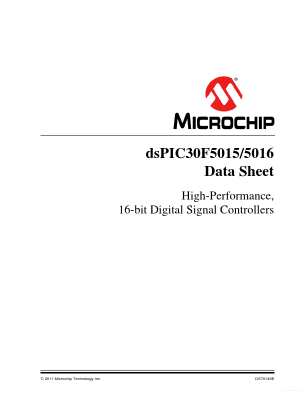 DSPIC30F5015 Microchip Technology