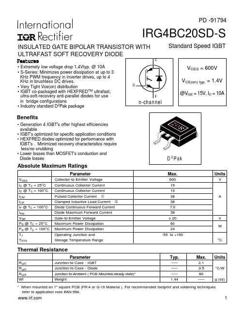 IRG4BC20SD-S