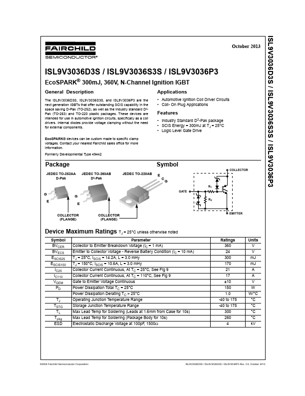 ISL9V3036S3S