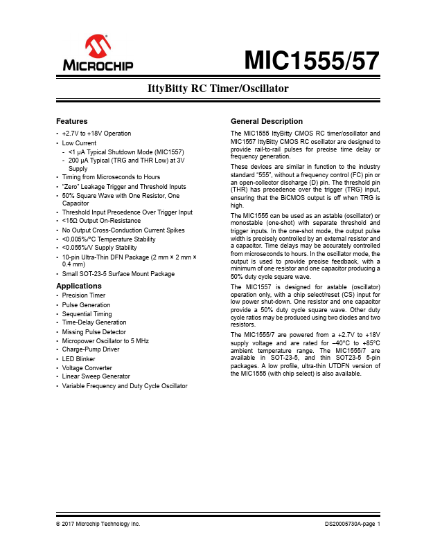 MIC1557 Microchip