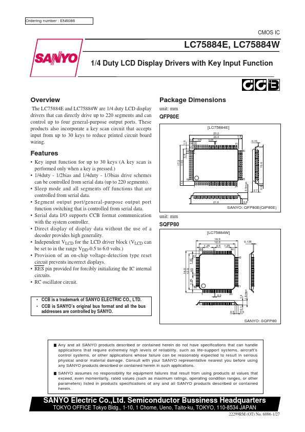 LC75884W