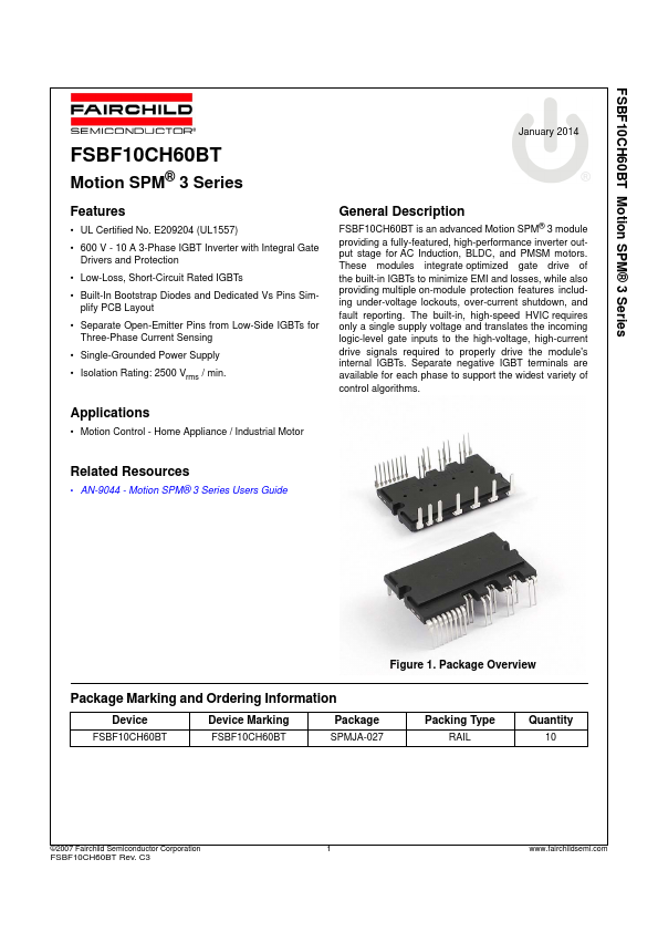 <?=FSBF10CH60BT?> डेटा पत्रक पीडीएफ