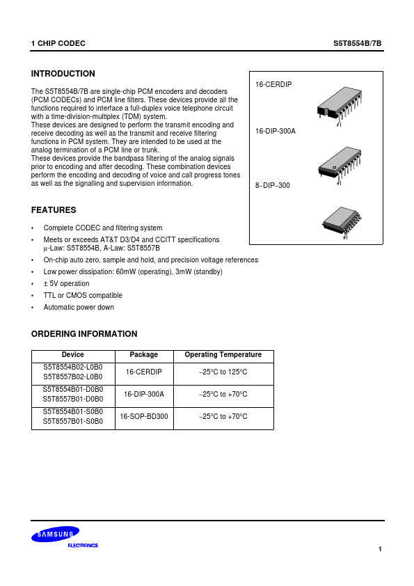 S5T8554B Samsung semiconductor