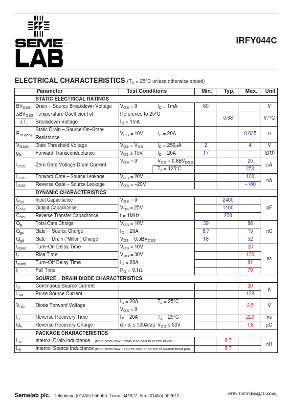 IRFY044C