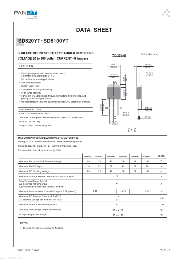 SD840YT Pan Jit International