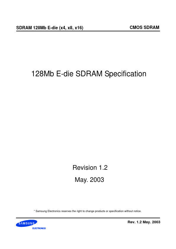 K4S280432E Samsung semiconductor