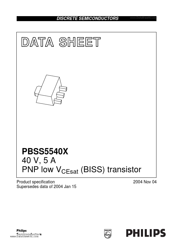 <?=PBSS5540X?> डेटा पत्रक पीडीएफ