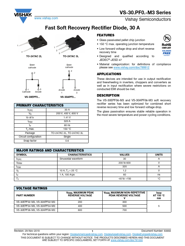 VS-30APF06PbF