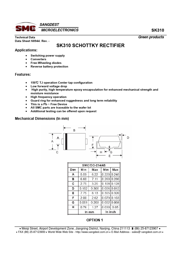 SK310 SMC