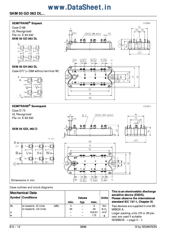 SKM50GD063DL