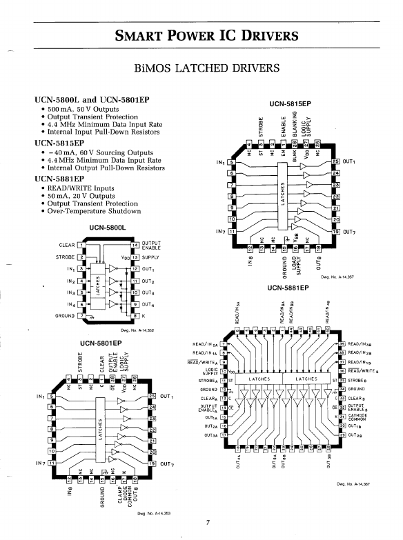 UCN5815 Sprague Electric