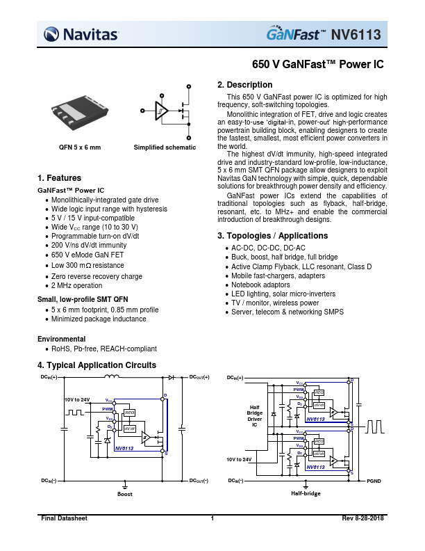 NV6113 Navitas