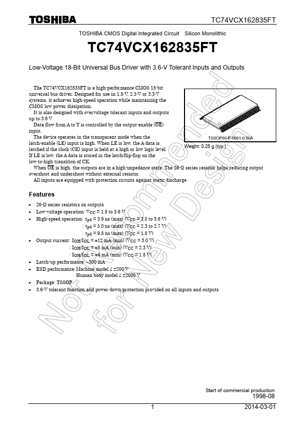 TC74VCX162835FT