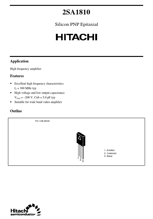 2SA1810 Hitachi Semiconductor