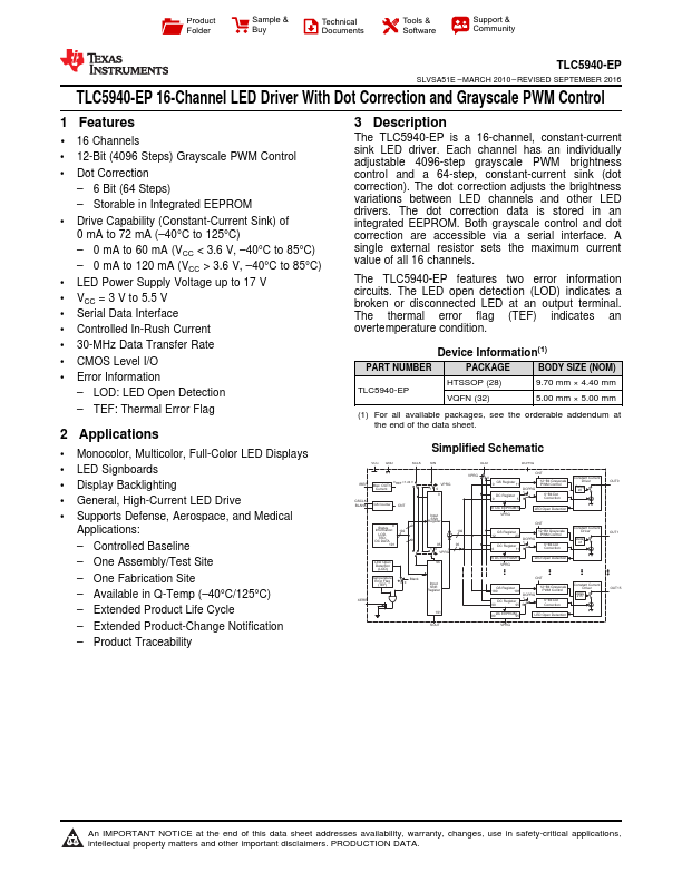 TLC5940-EP