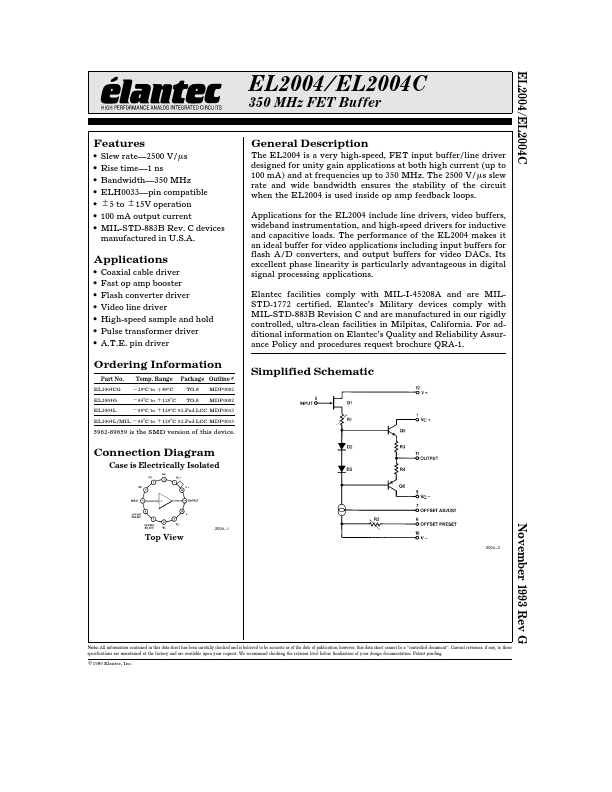 EL2004 Elantec