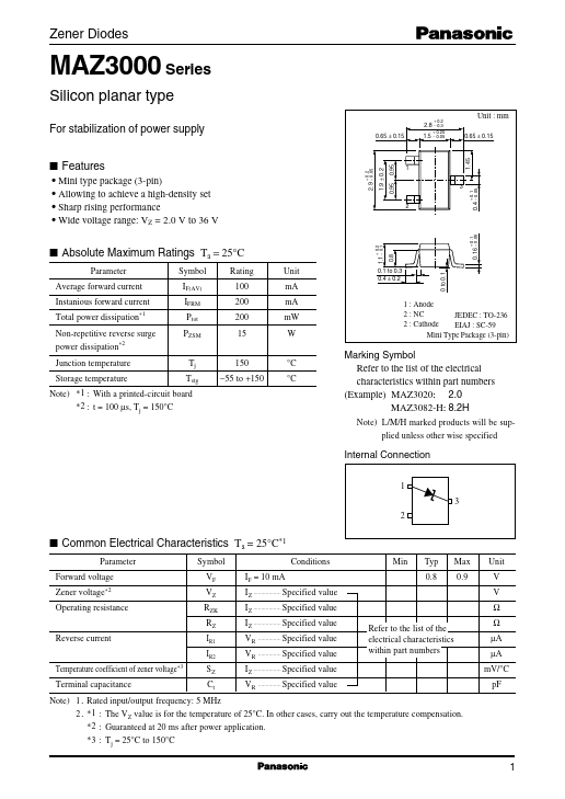 MAZ3033 Panasonic