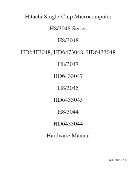 HD6433045 Hitachi Semiconductor