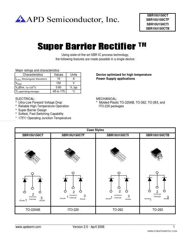 SBR10U150CTF