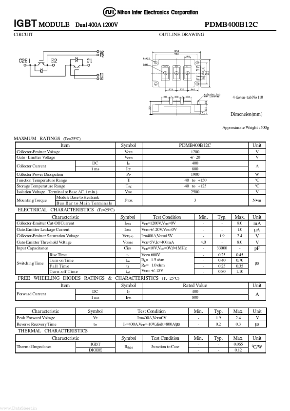 PDMB400B12C