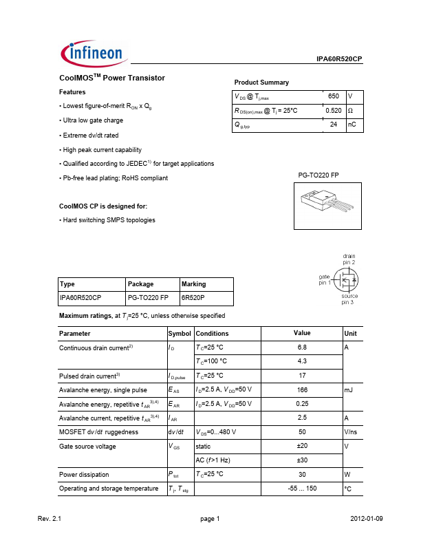 IPA60R520CP