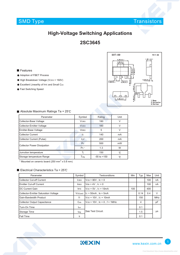 2SC3645 Kexin