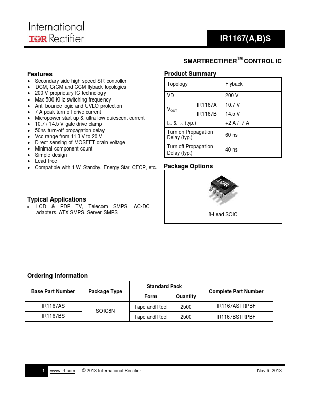 IR1167BS