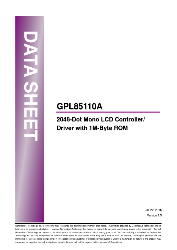 GPL85110A