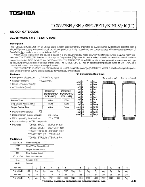 TC55257BSPL-10LT