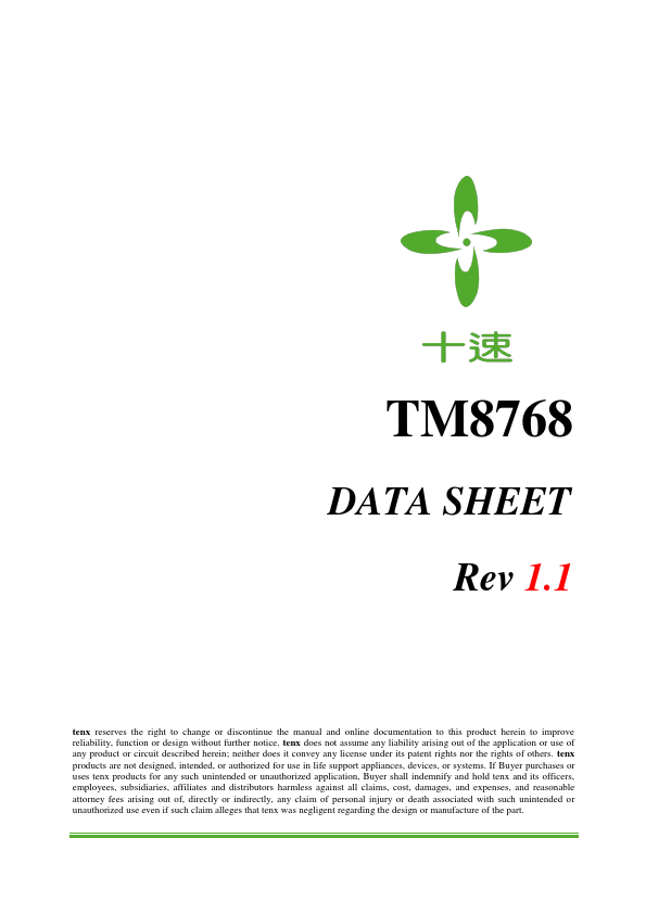 TM8768 tenx technology