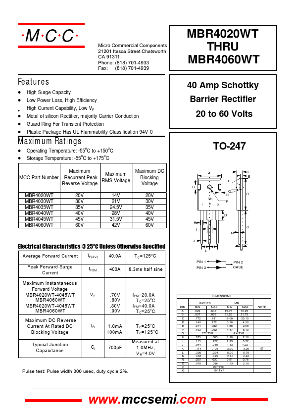 MBR4020WT