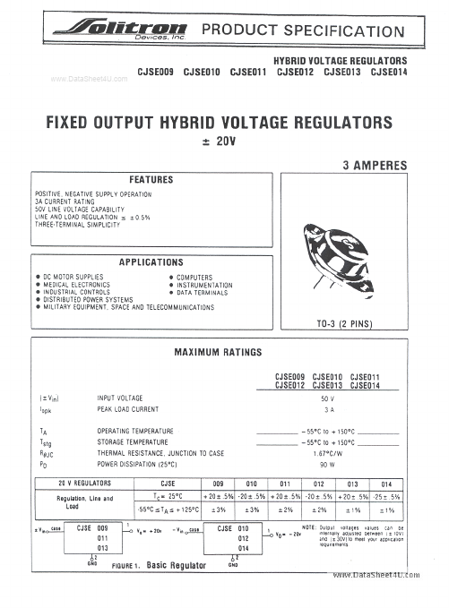 CJSE013 Solitron Devices