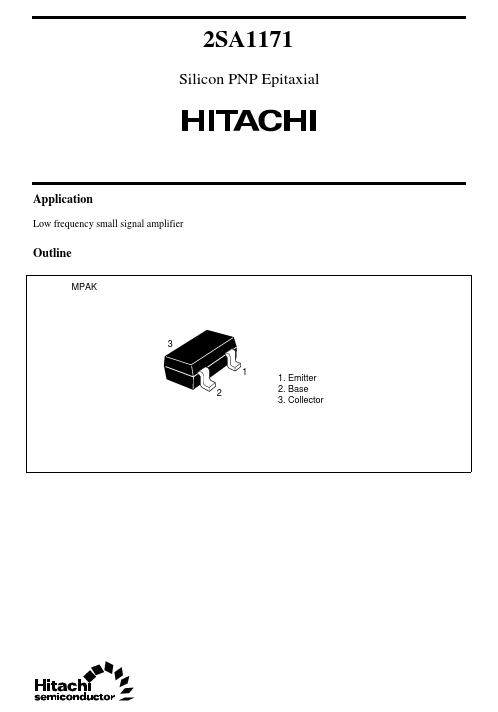 2SA1171 Hitachi Semiconductor