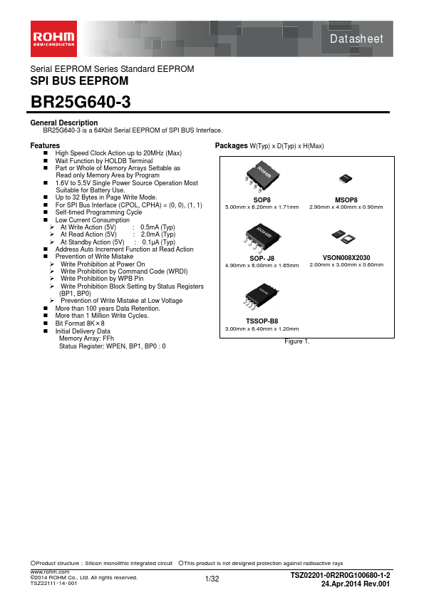 <?=BR25G640-3?> डेटा पत्रक पीडीएफ