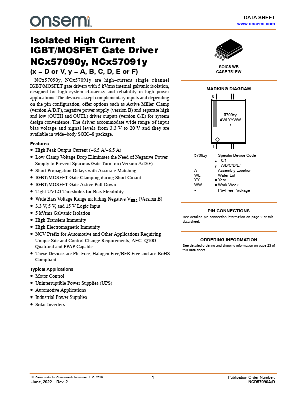 NCV57090D ON Semiconductor
