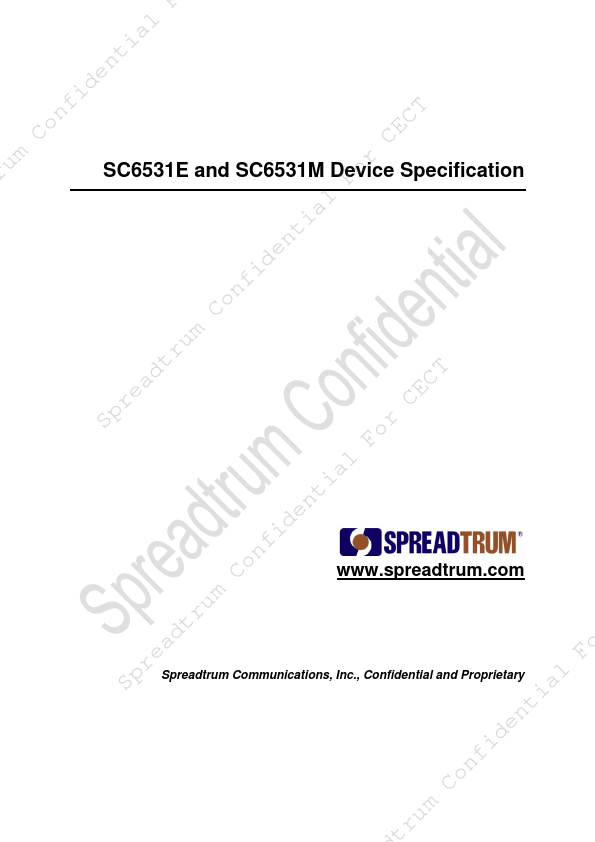 SC6531M Spreadtrum