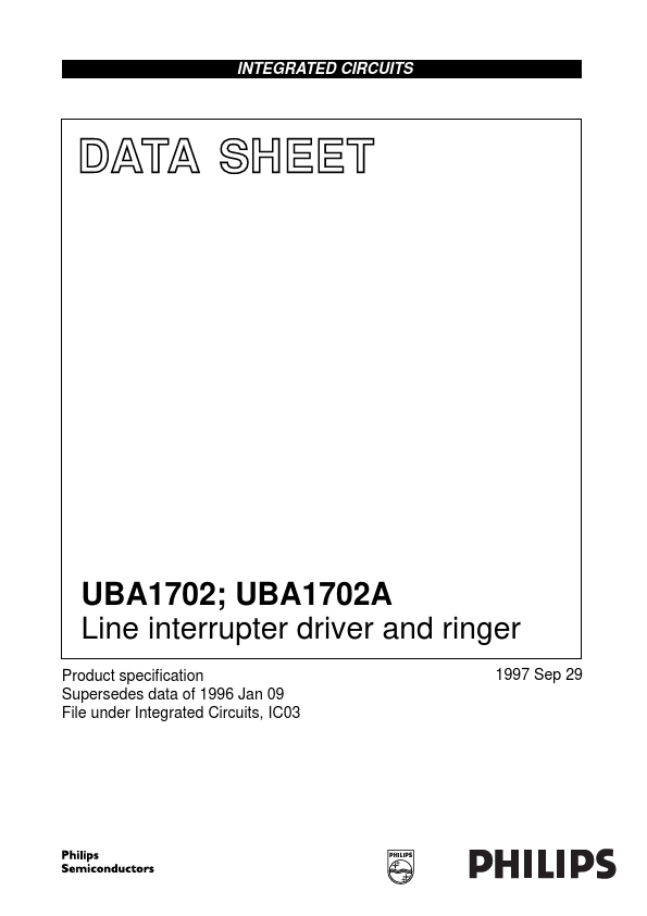 <?=UBA1702?> डेटा पत्रक पीडीएफ