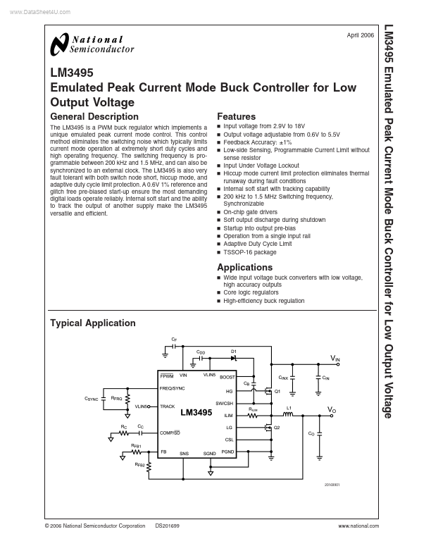 LM3495 National Semiconductor