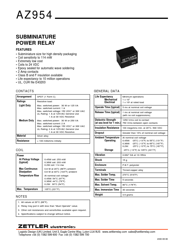 AZ954X-1C-24DS ETC