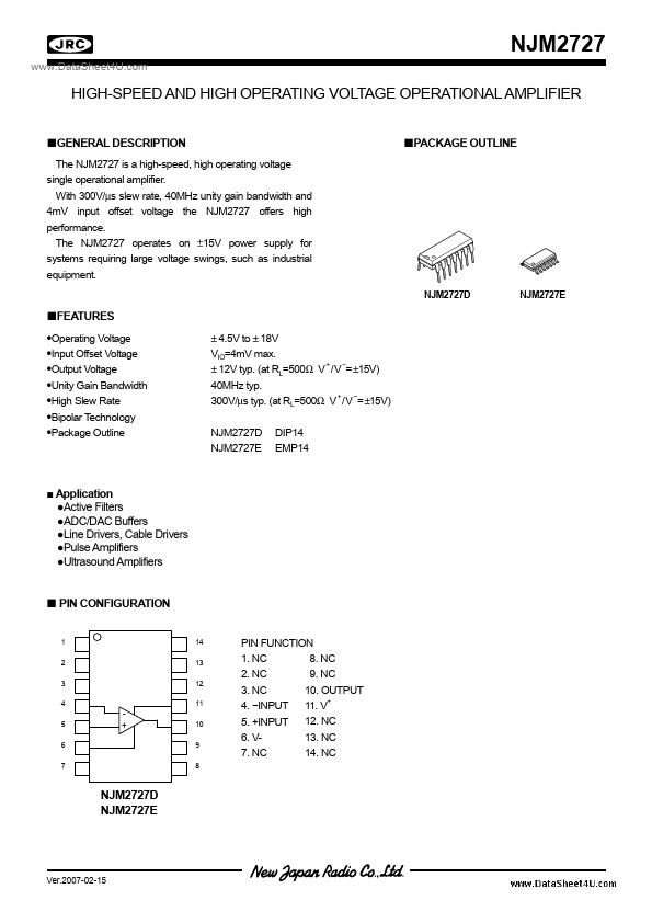 NJM2727 JRC