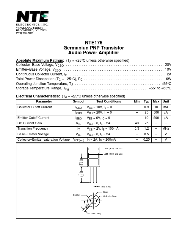 NTE176