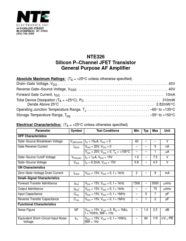 NTE326