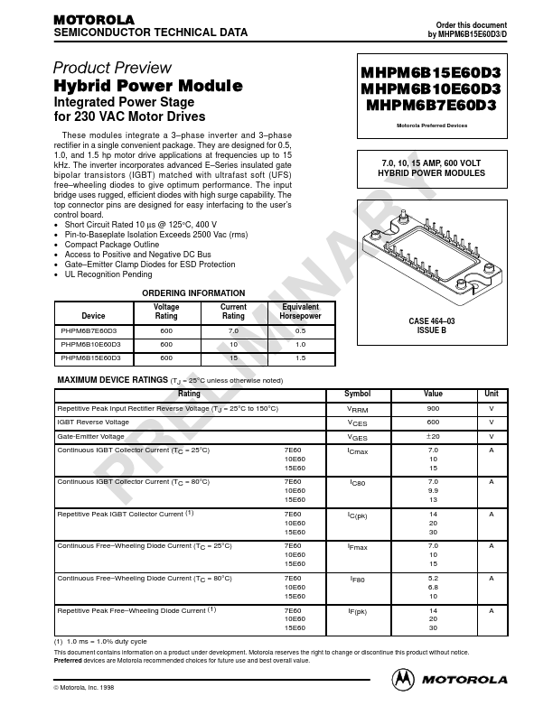 MHPM6B15E60D3