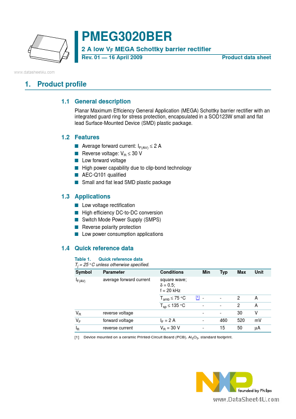 PMEG3020BER