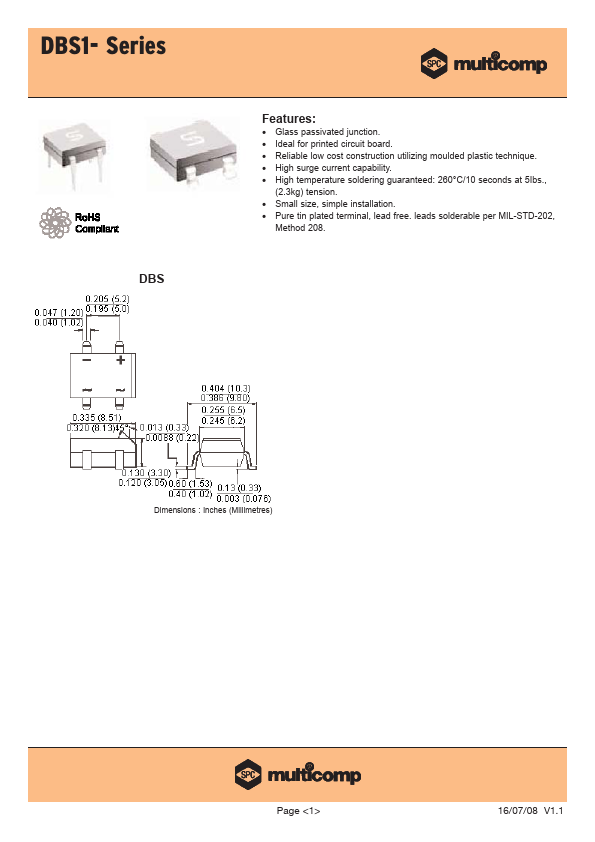 <?=DBS155G?> डेटा पत्रक पीडीएफ