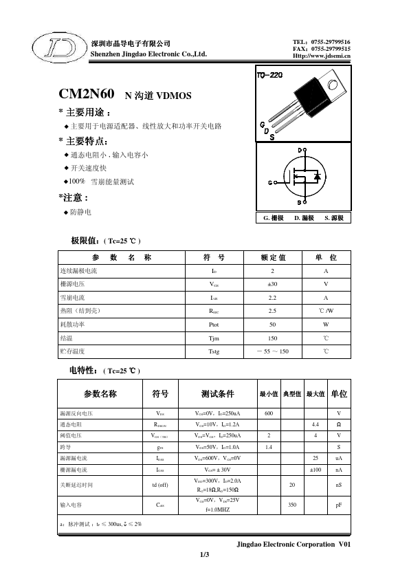 <?=CM2N60?> डेटा पत्रक पीडीएफ