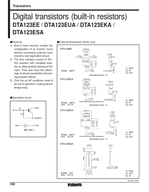 DTA123EE Rohm