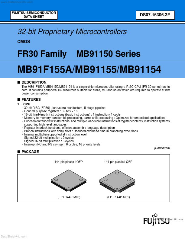 MB91154 Fujitsu Media Devices